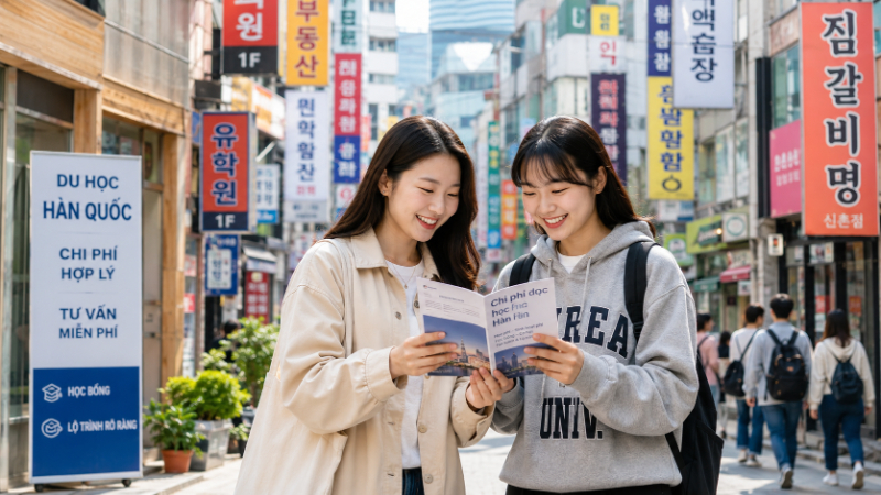 Chi phí du học Hàn